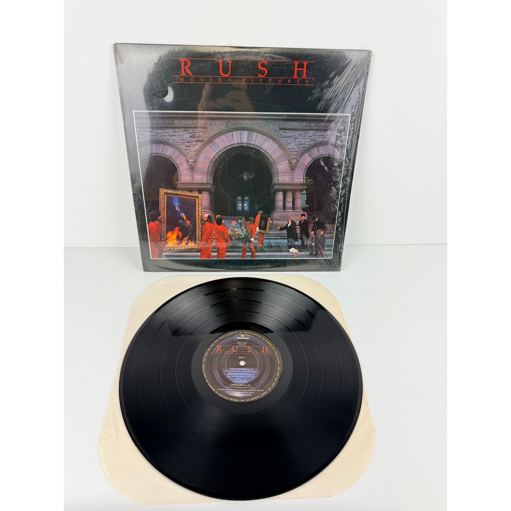 Rush Moving Pictures Vinyl LP 1981 Mercury SRM-1-4013 Tom Sawyer Limelight